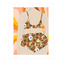 Groovy Swimsuit (Print Only)