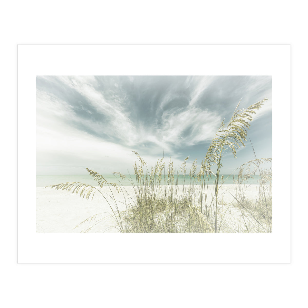 Heavenly calmness on the beach | Vintage (Print Only)