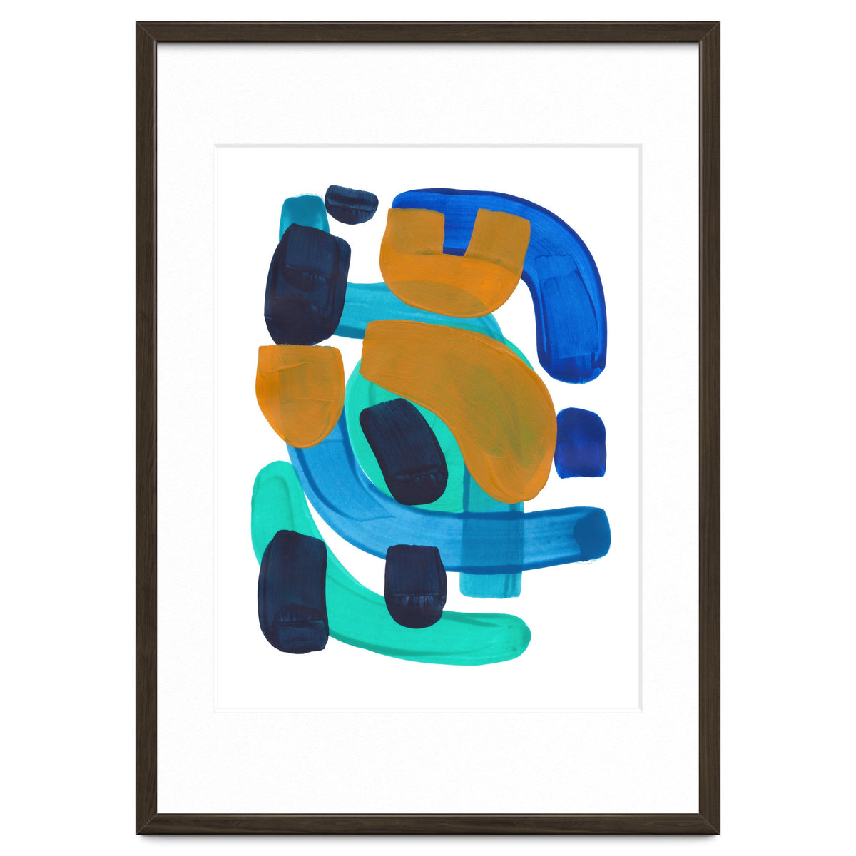 Marine Shapes Yellow Accent