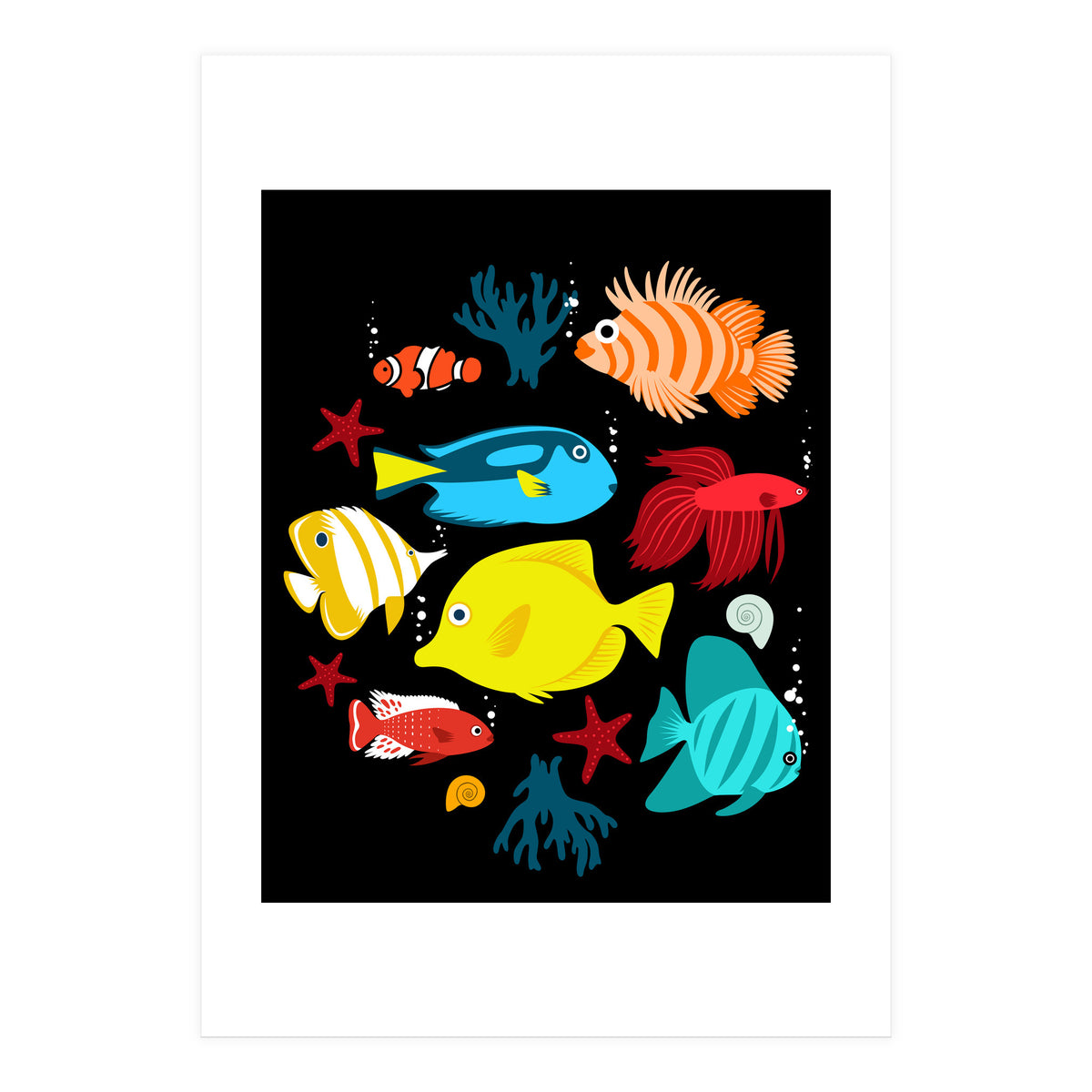 Tropical Fish (Print Only)