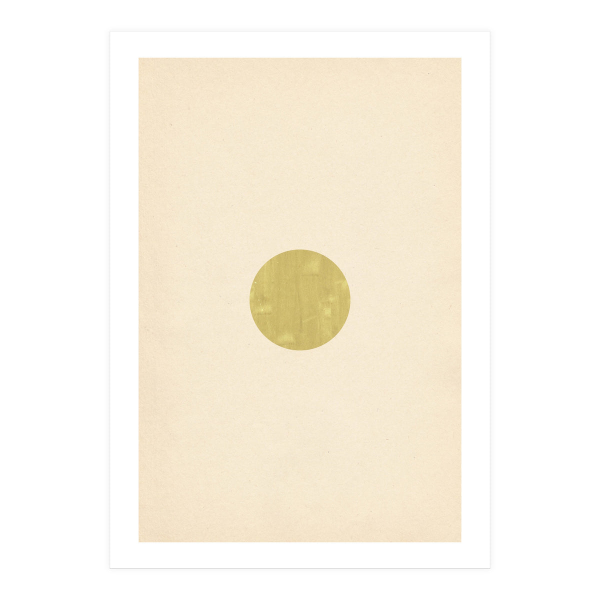 Olive green circle (Print Only)