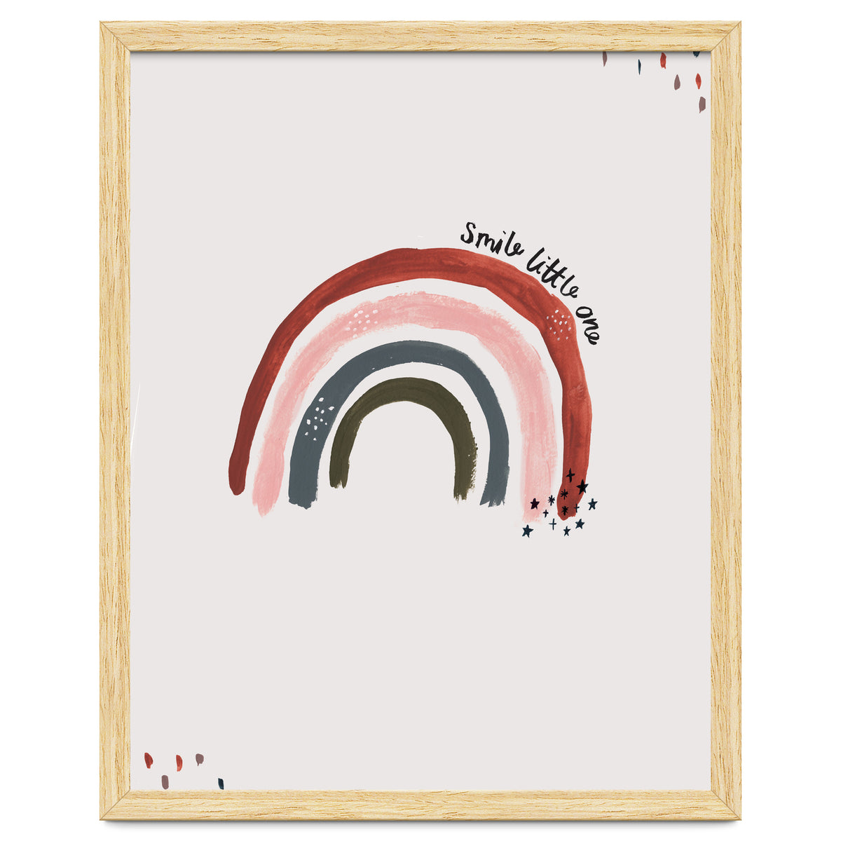 Smile Little One Rainbow Portrait