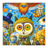 Chaotic and Colorful Fantasy Creatures Art Print (Print Only) thumbnail