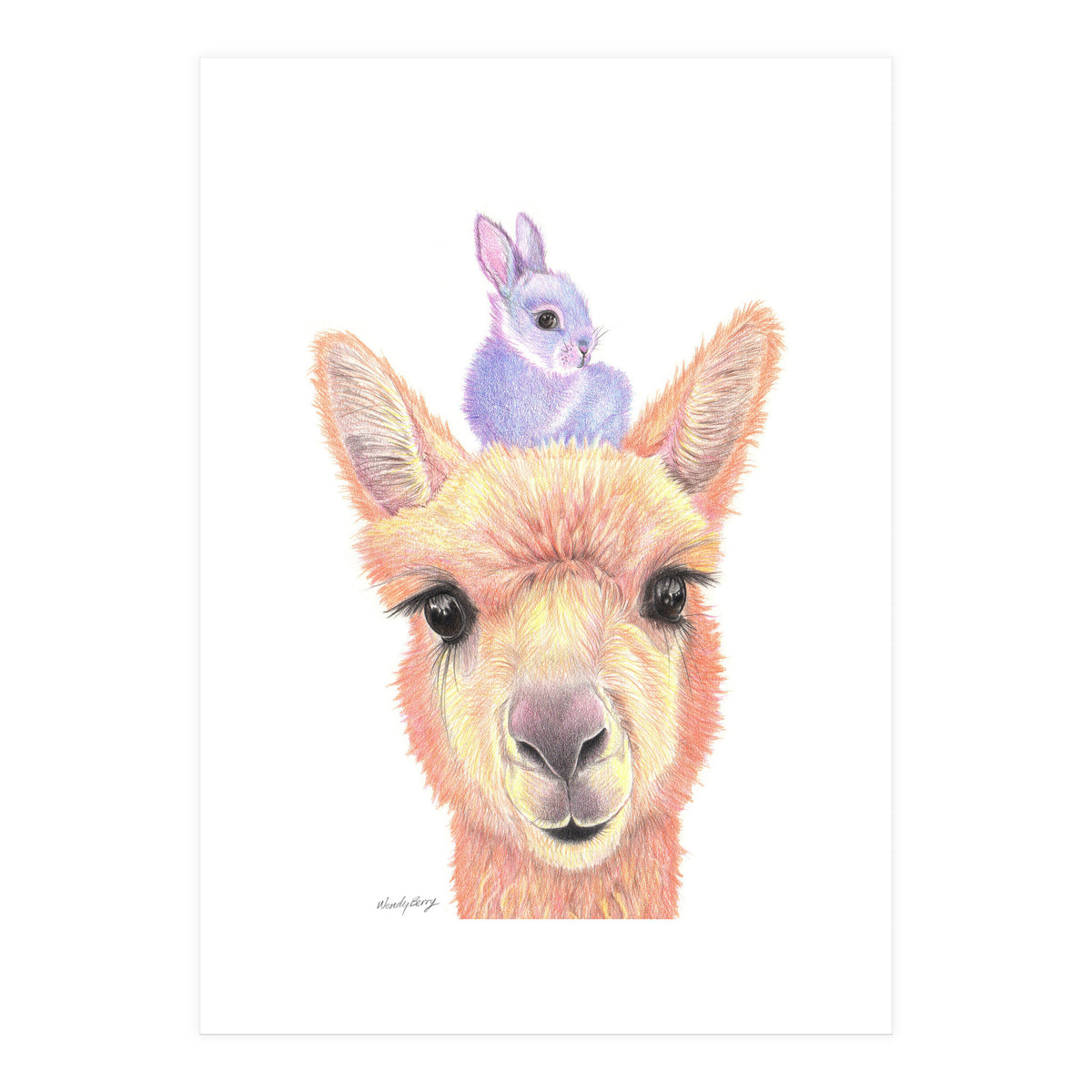 Alpaca and Bunny (Print Only)