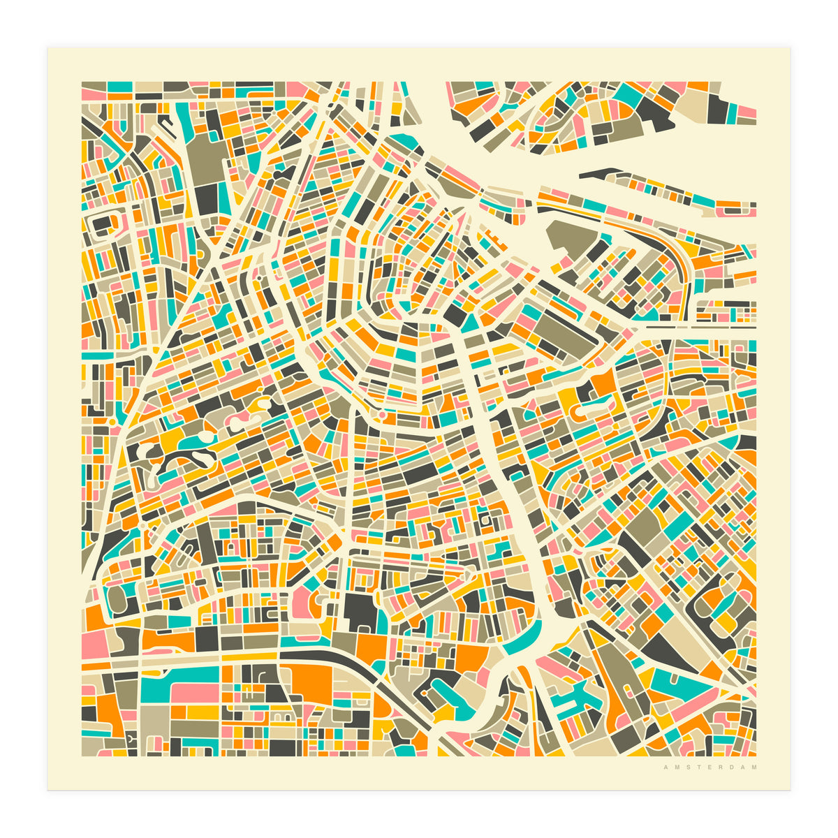 AMSTERDAM MAP (Print Only)