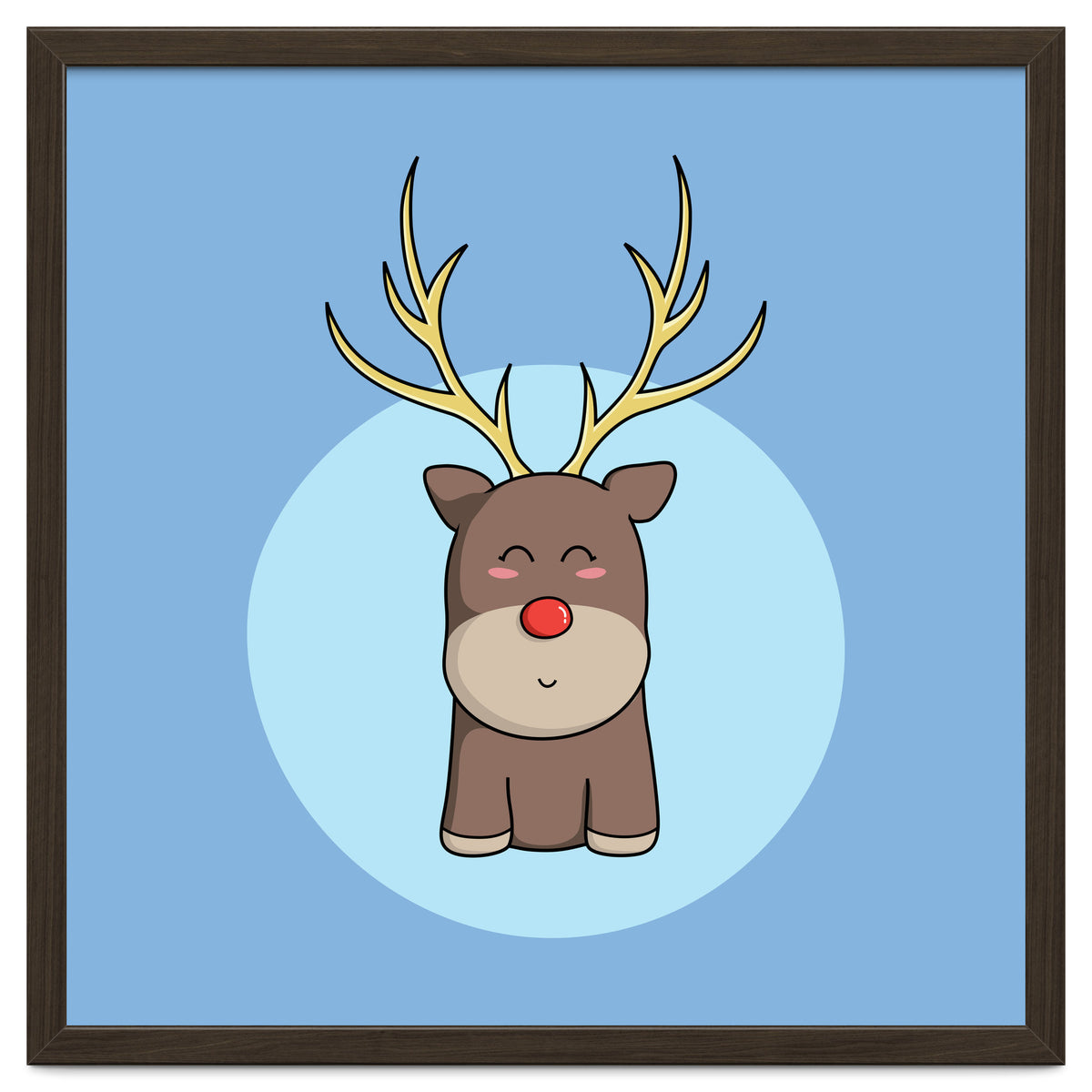 Kawaii Cute Christmas Reindeer