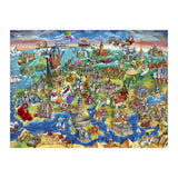European World Wonders Illustrated Map (Print Only) thumbnail