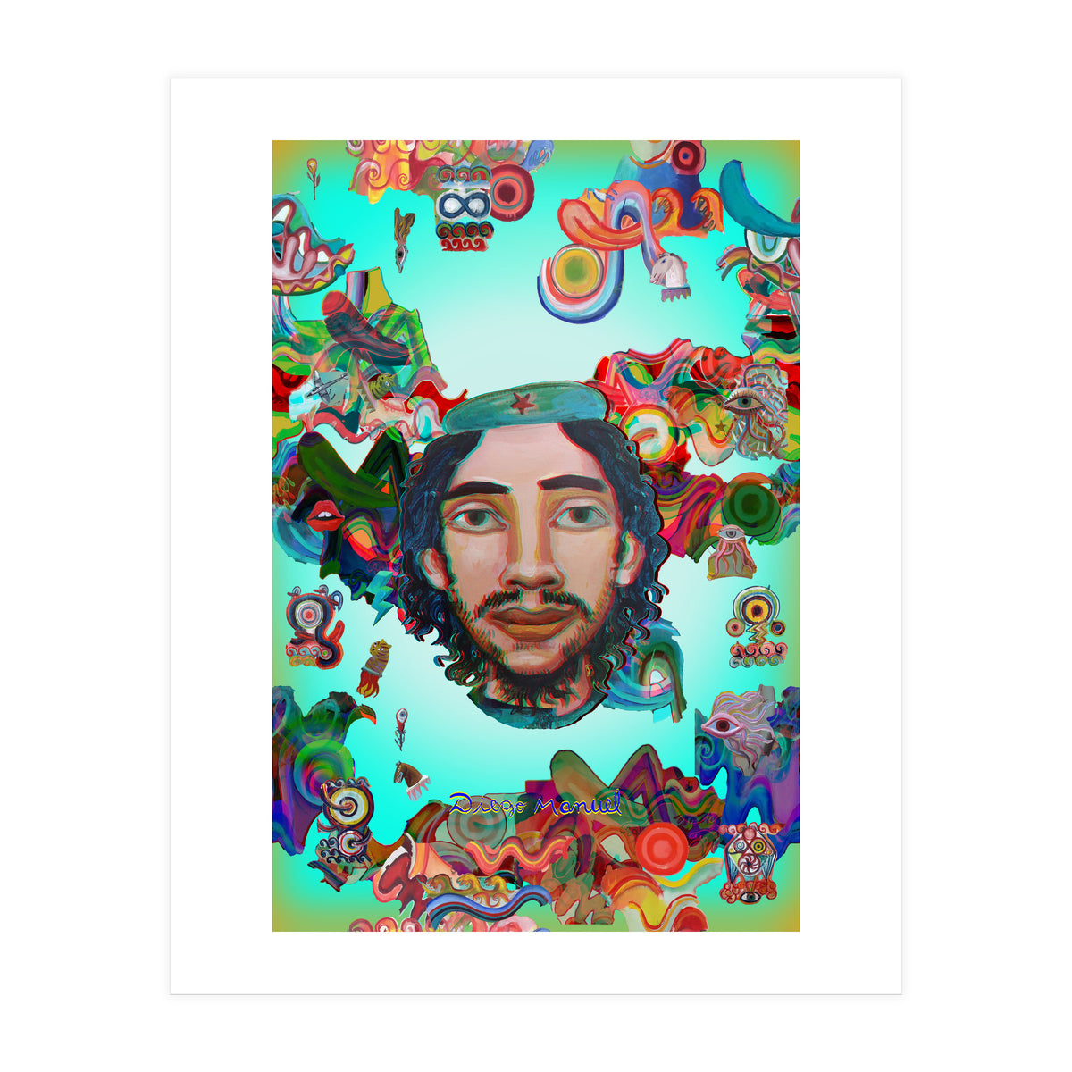 El Che Y Graffiti 4 (Print Only)