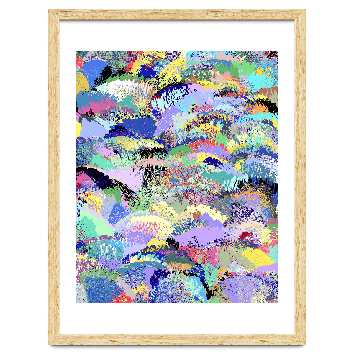 Lavender Soul Garden, Botanical Jungle Bohemian Nature Illustration, Plants Forest PaintingGarden