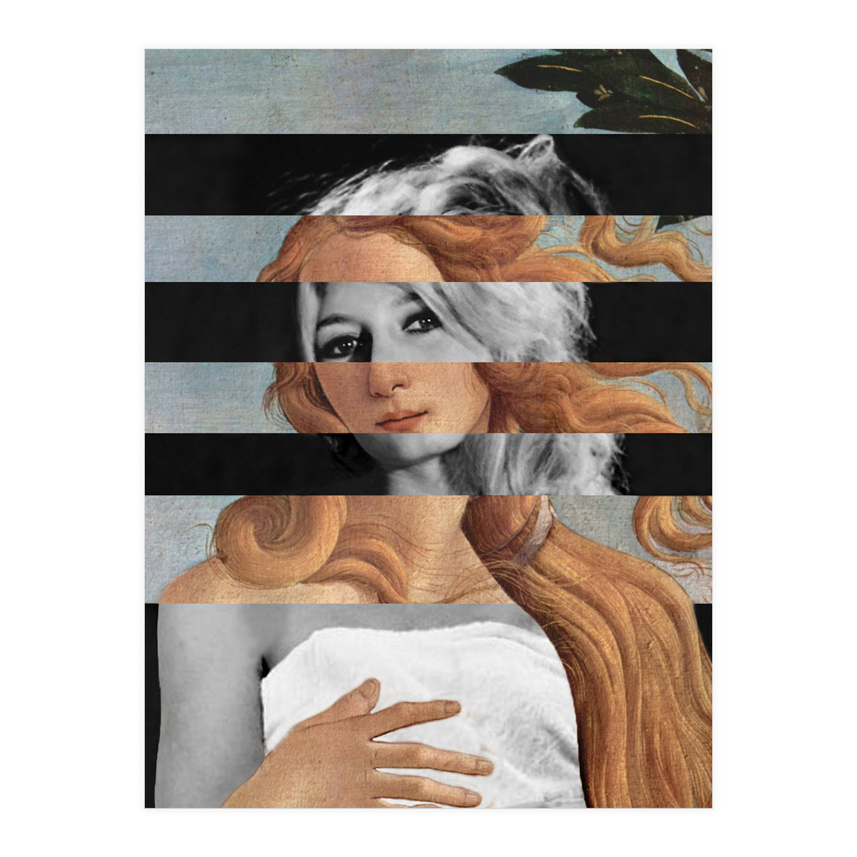 Botticelli's "Venus" & Brigitte Bardot (Print Only)