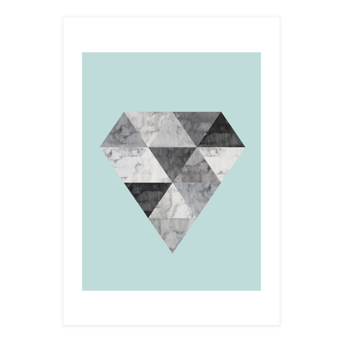 Geometric Rock IV (Print Only)