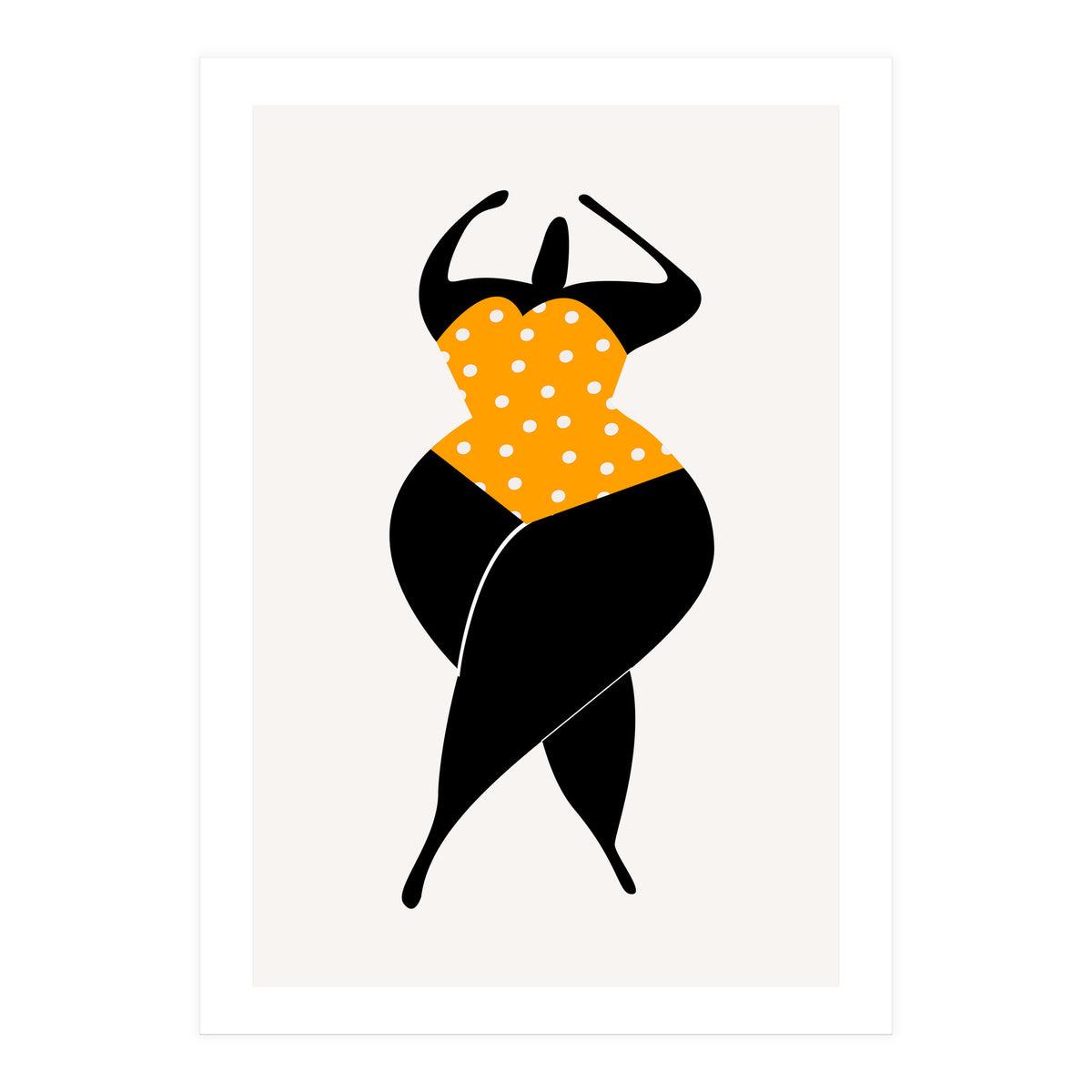 Dancing In The Sun Yellow (Print Only)