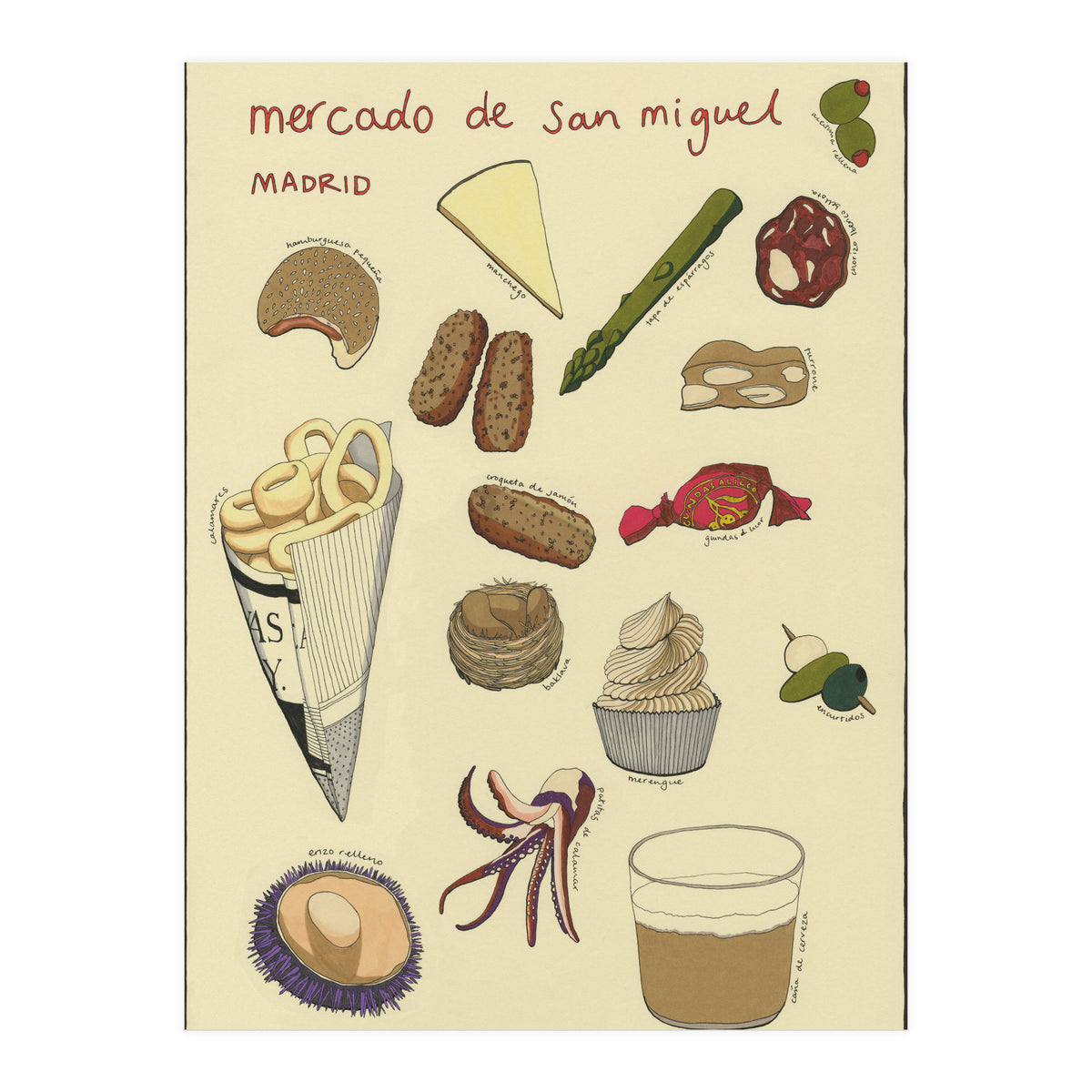 Mercado De San Miguel (Print Only)