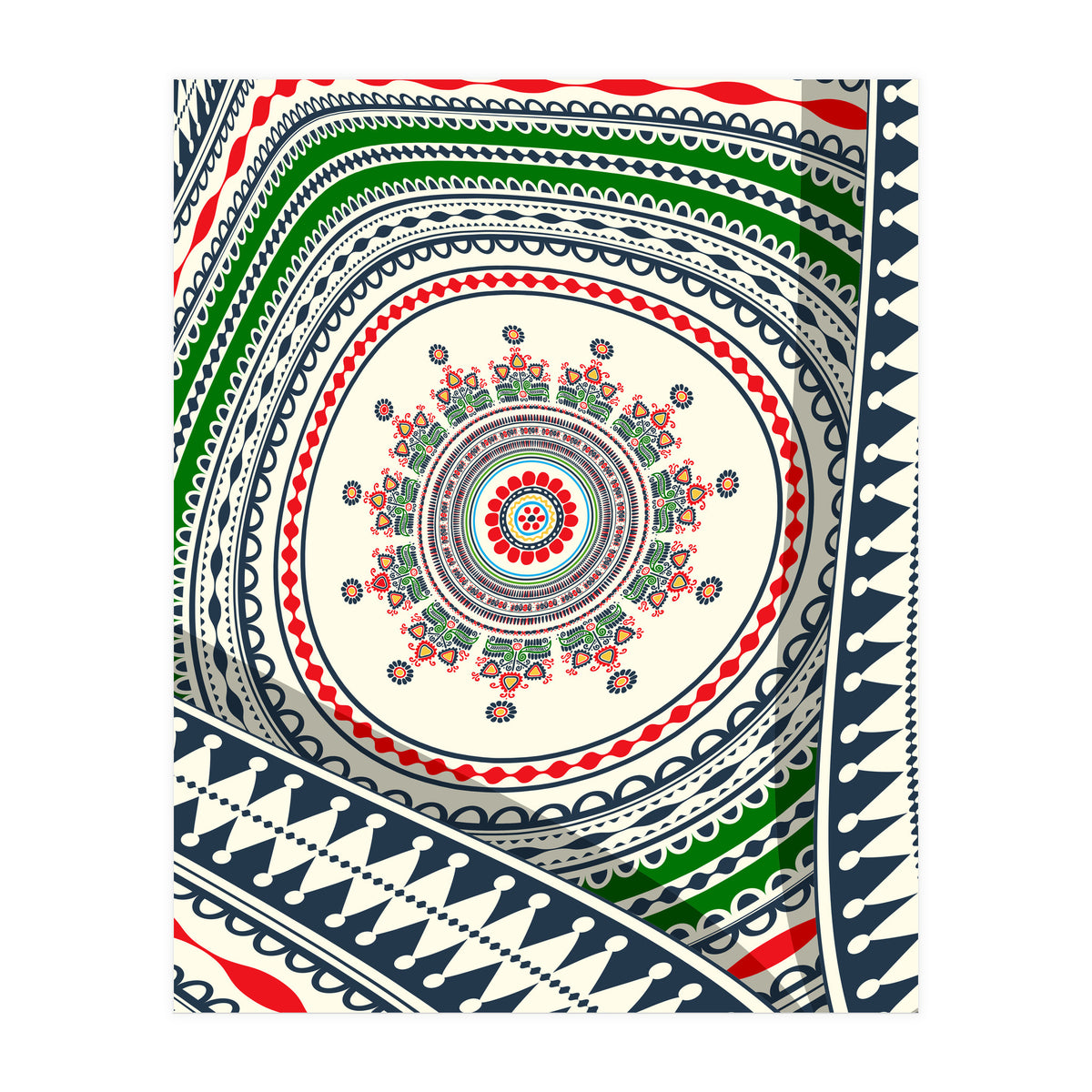 Romanian embroidery background 12 (Print Only)