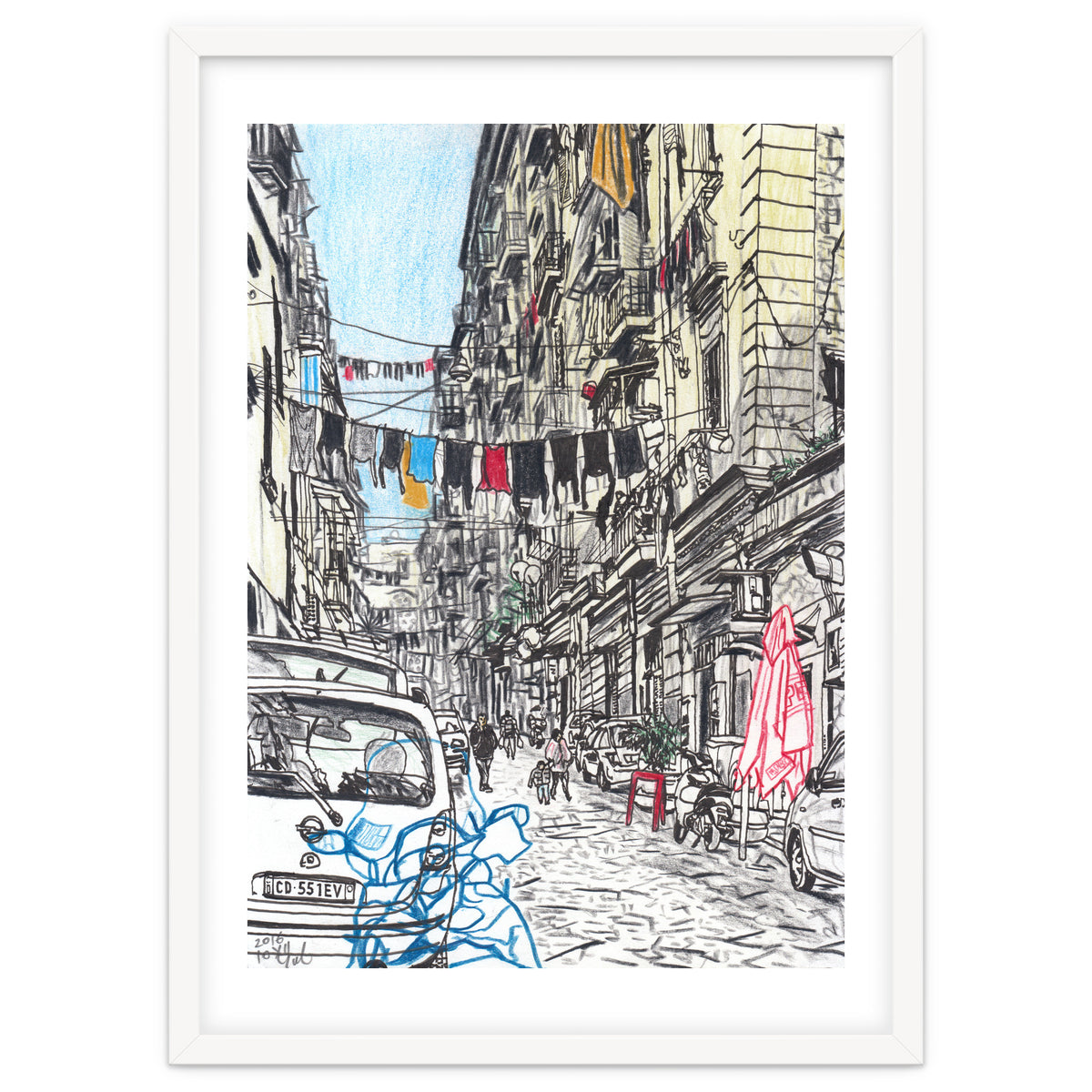 Drying Laundry In Napoli