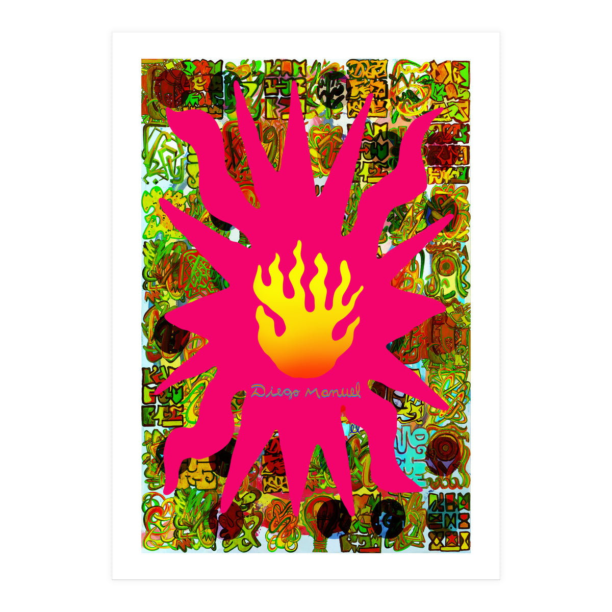 Fuego Y Graffiti 57 (Print Only)