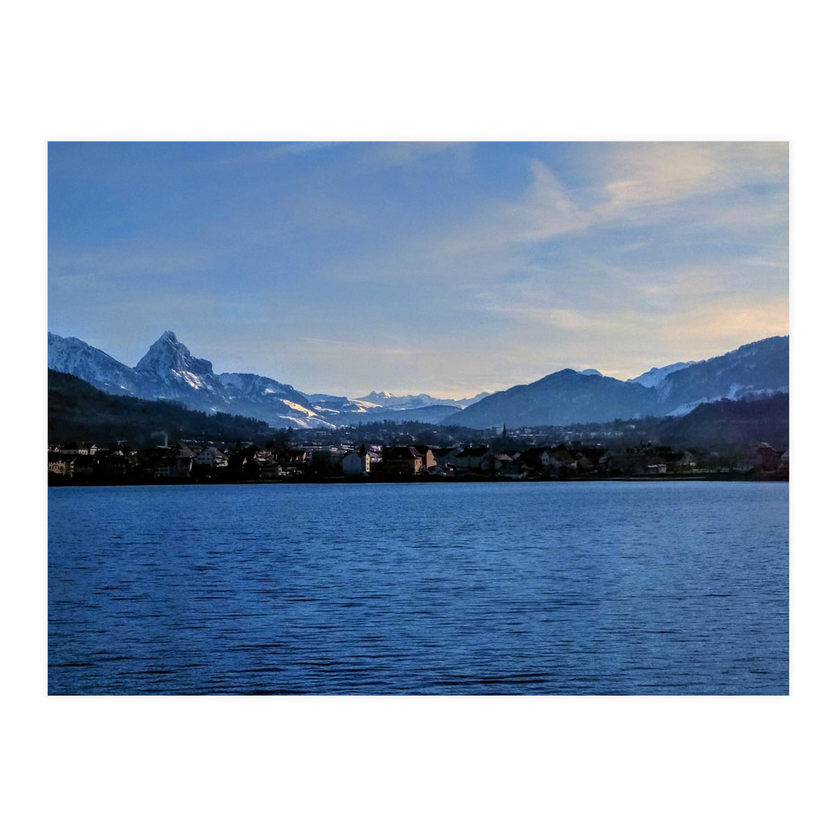 Lake in the Alps (Print Only)