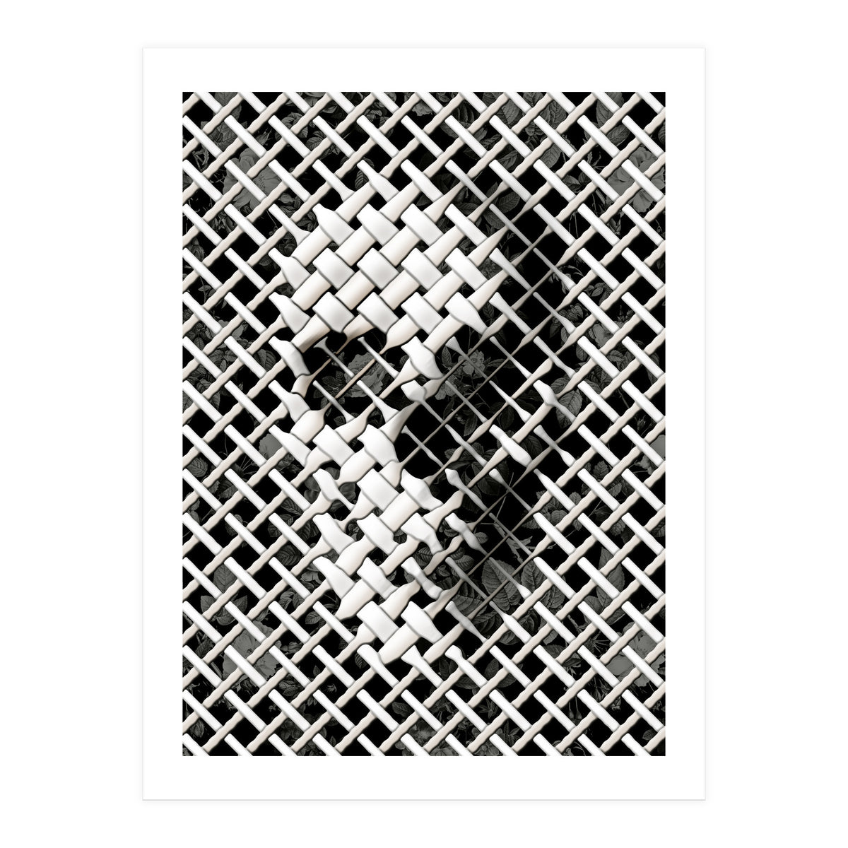 Wicker Skull (Print Only)