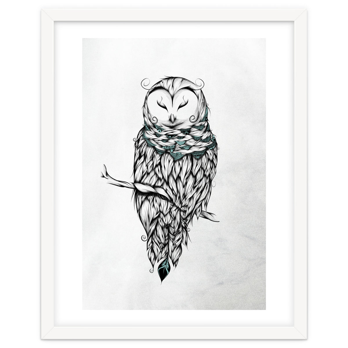 Poetic Snow Owl