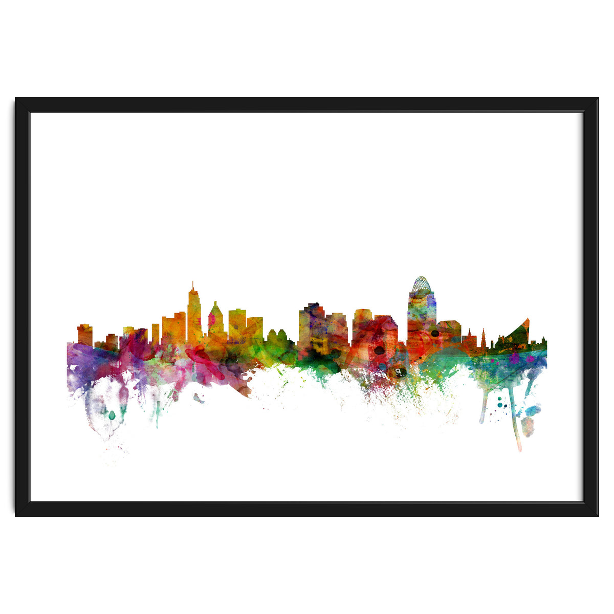 Cincinnati Ohio Skyline