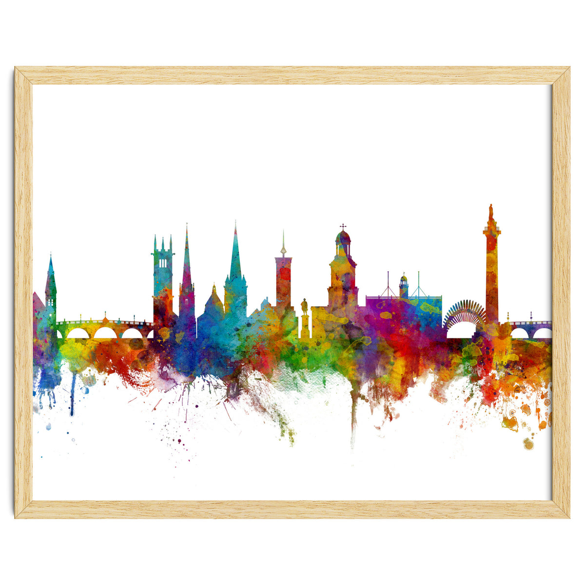 Shrewsbury England Skyline