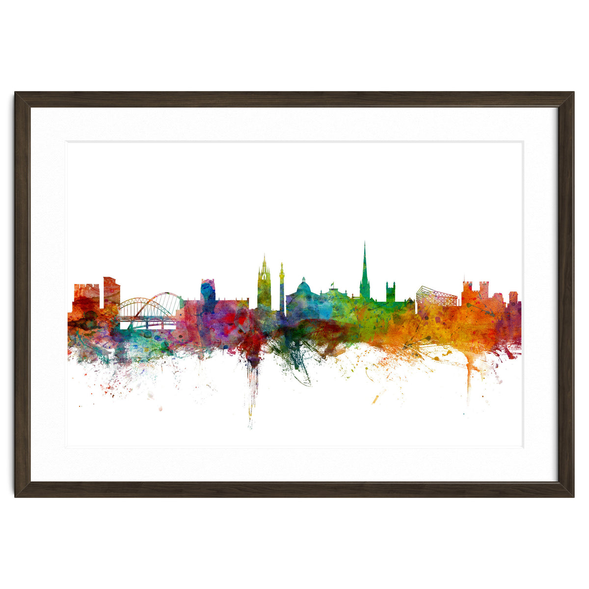 Newcastle England Skyline