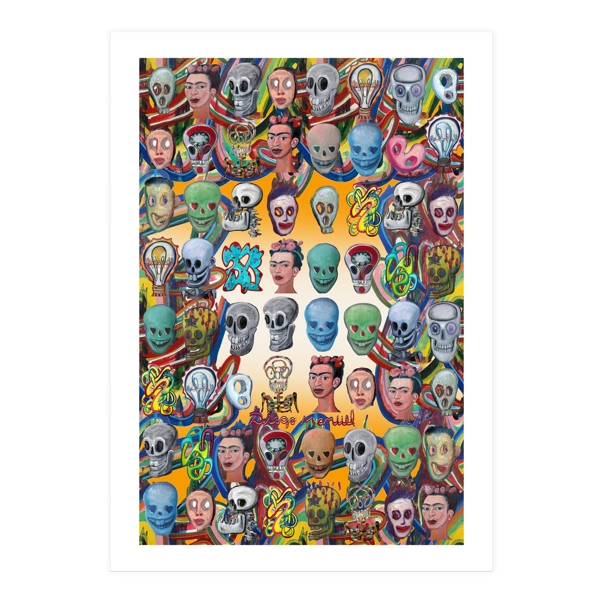 Calaveras Y Graffitis 2 (Print Only)