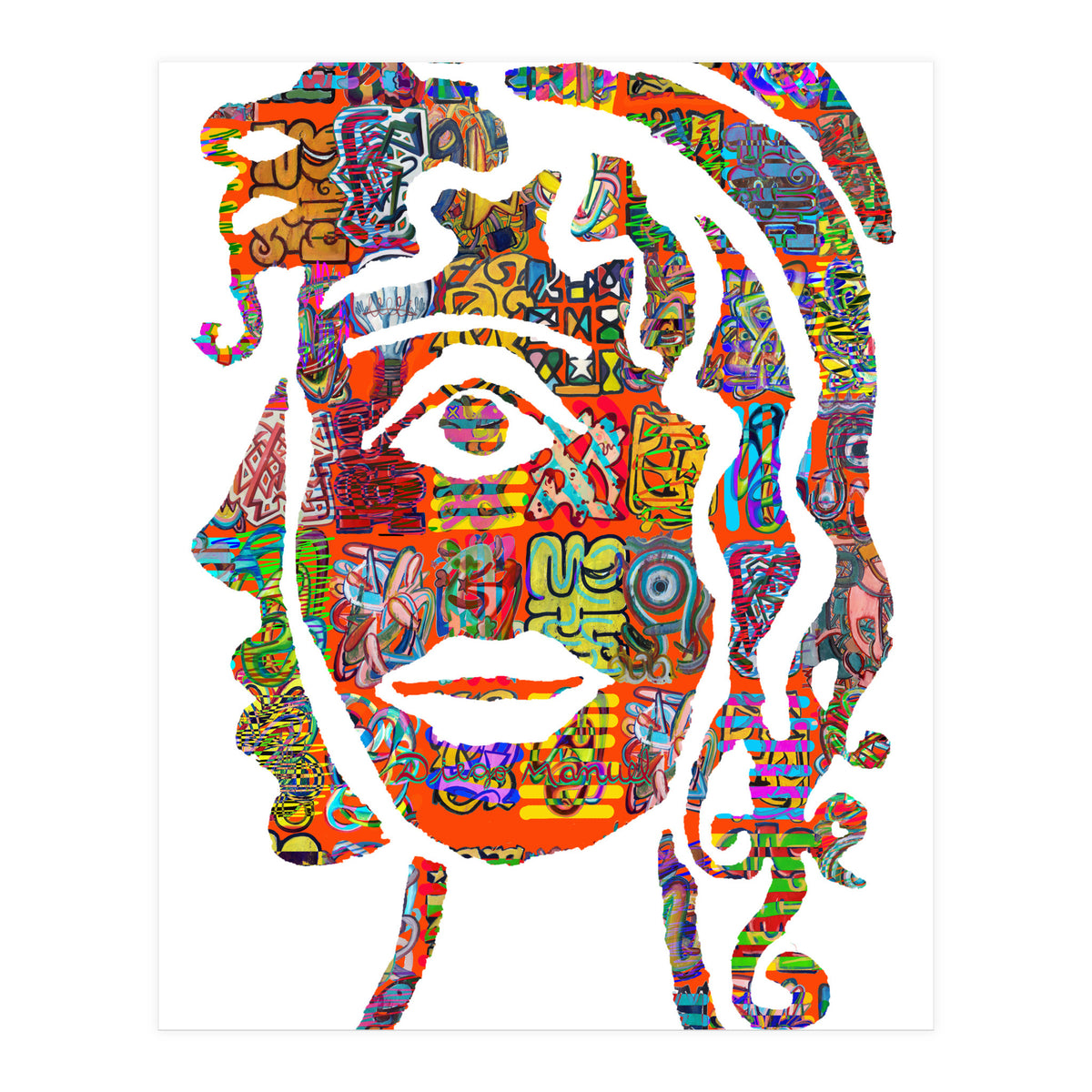 Mujer Digital 2 3  (Print Only)