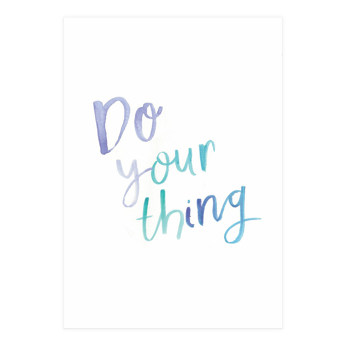 Do Your Thing (Print Only)