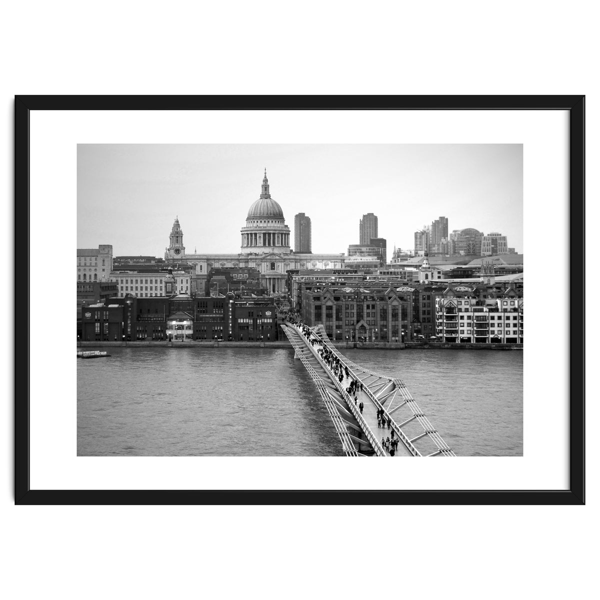 London St Pauls And Millennium Bridge