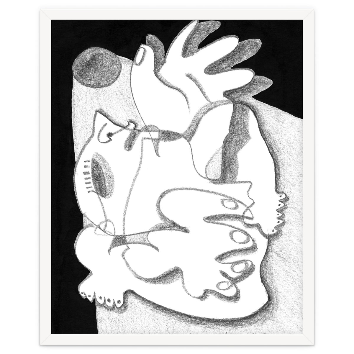 Dying in the Spotlight - b&w