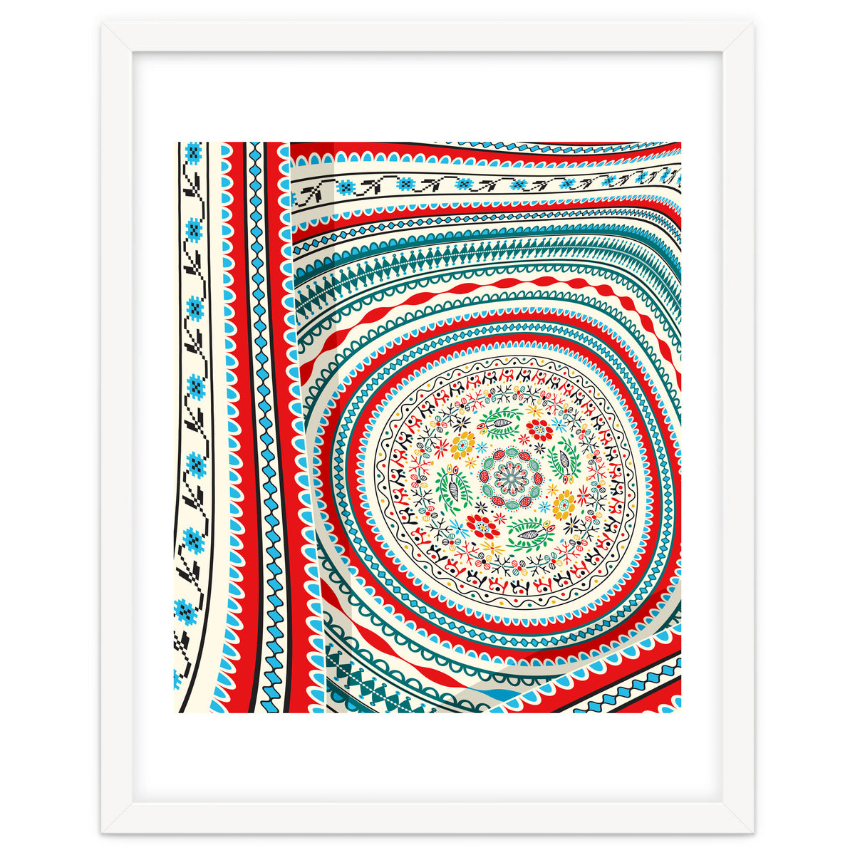 Romanian embroidery background 19