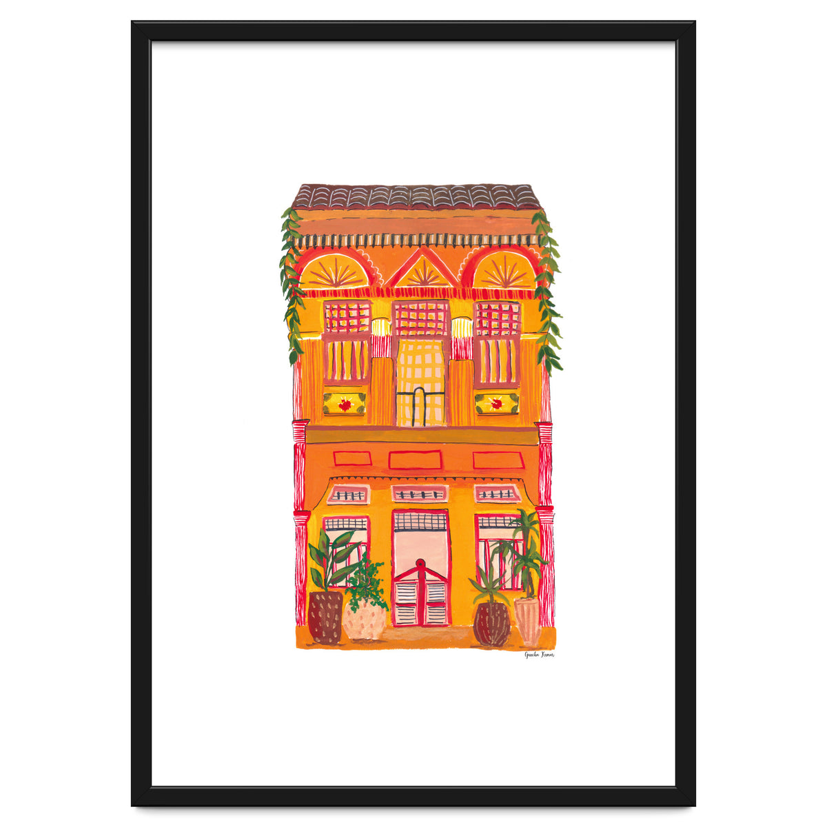 Orange House A4