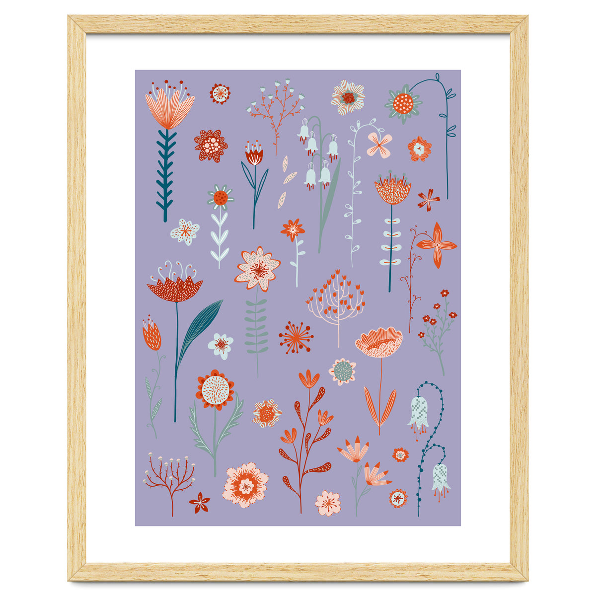 Flowers Of The Summer Purple