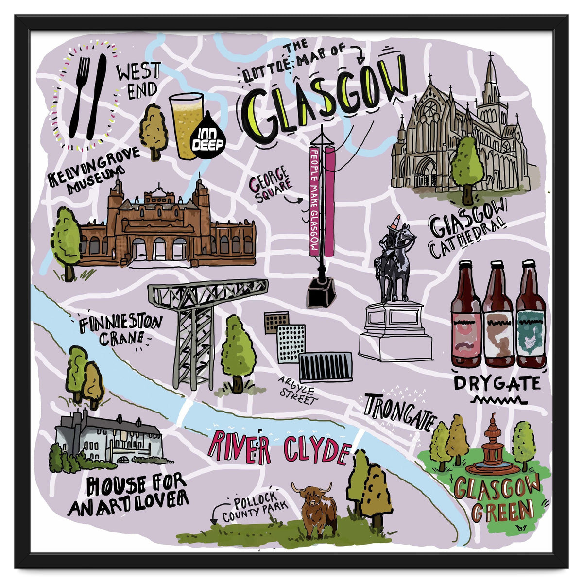 Little Map of Glasgow
