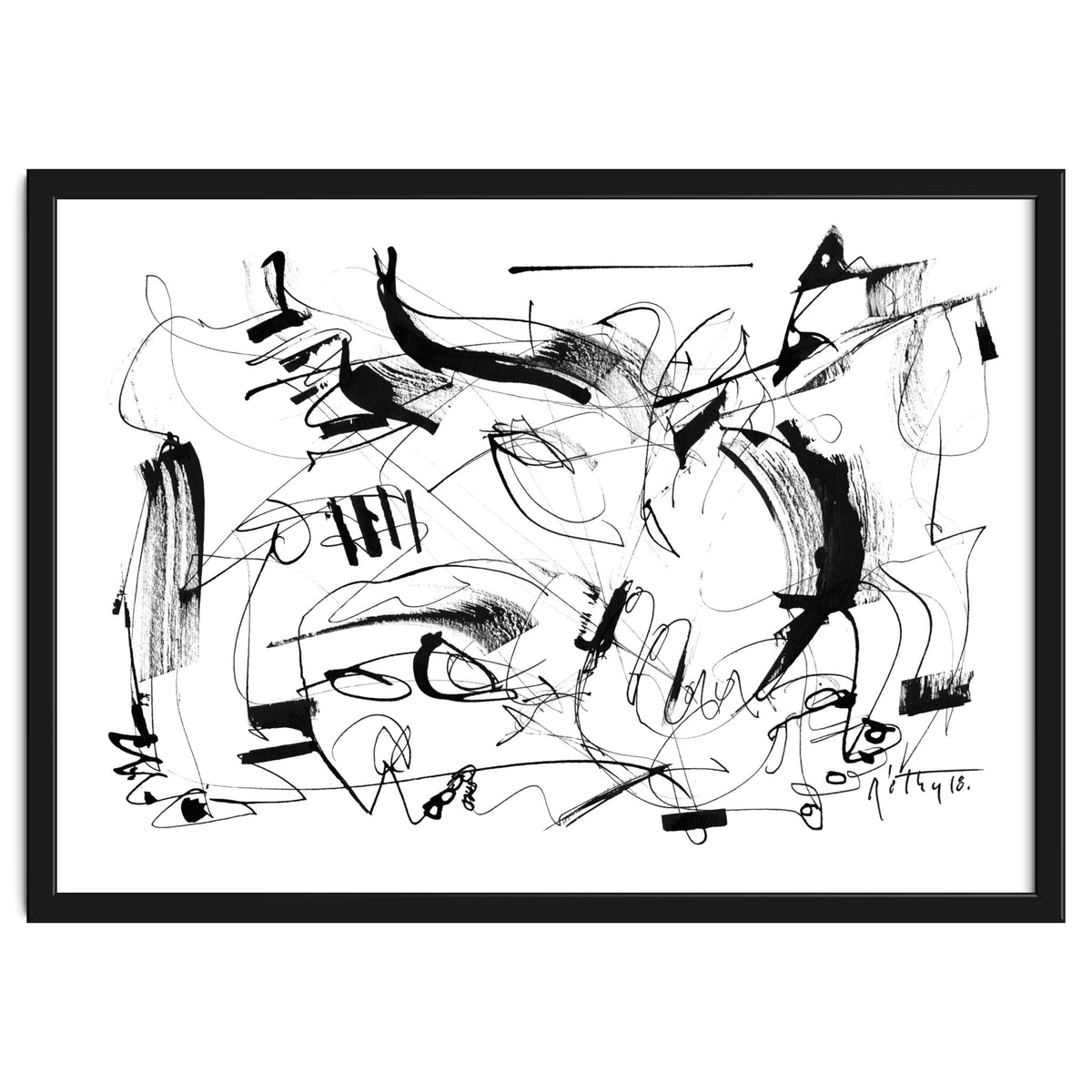 Crushed by a Bull - b&w