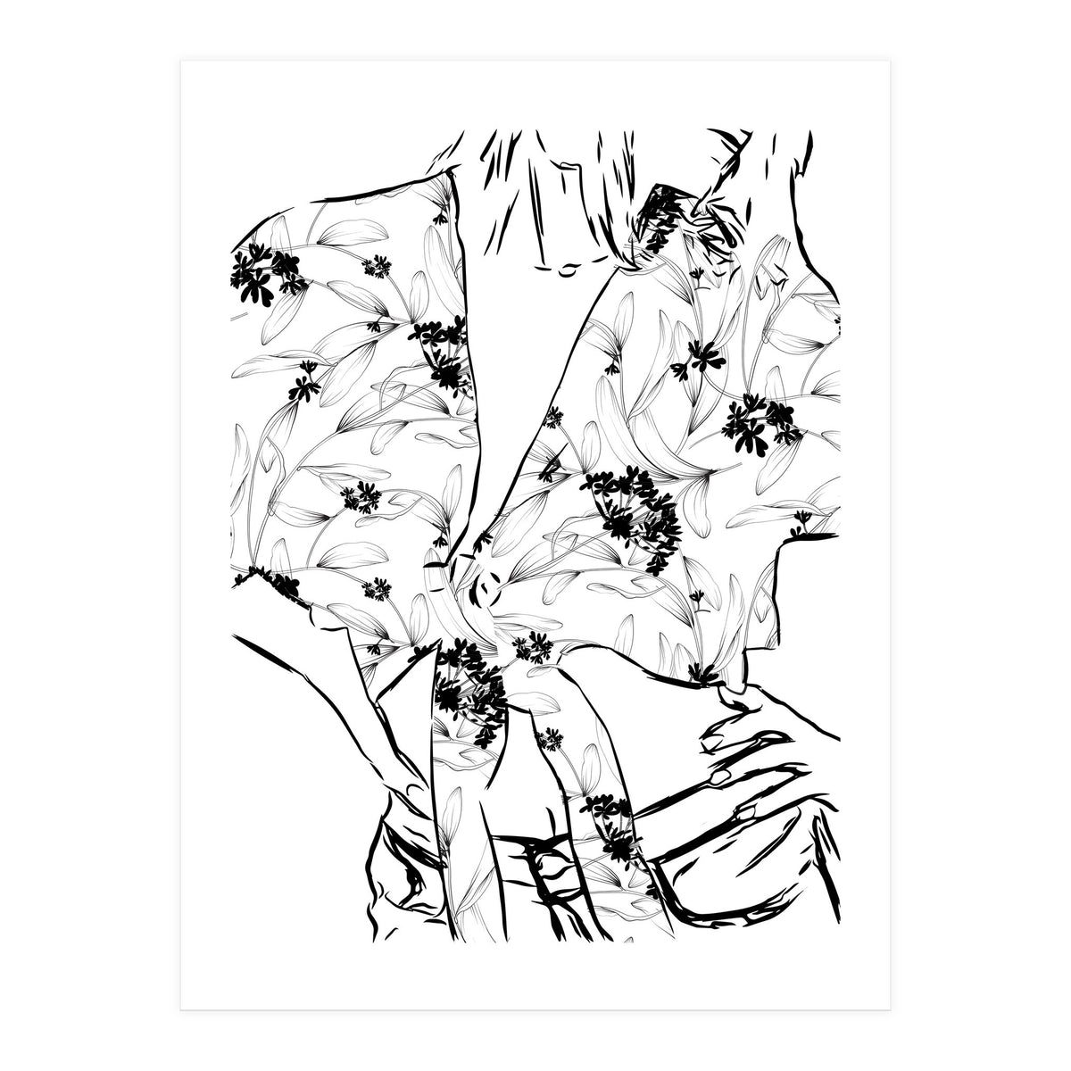 Fashionista || #illustration #fashion (Print Only)