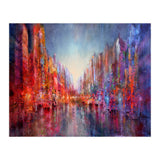 Stadt Am Fluss  - city on the riverside (Print Only) thumbnail