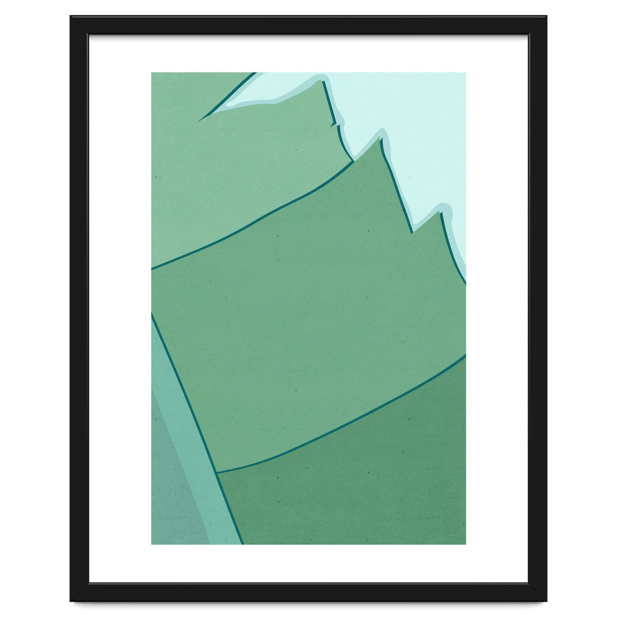 Abstract Banana Leaves Three - Greener Eden