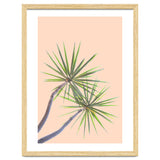 Tropical Serenity | Botanical Nature Plants | Boho Jungle Floral Garden | Watercolor Palm Painting thumbnail