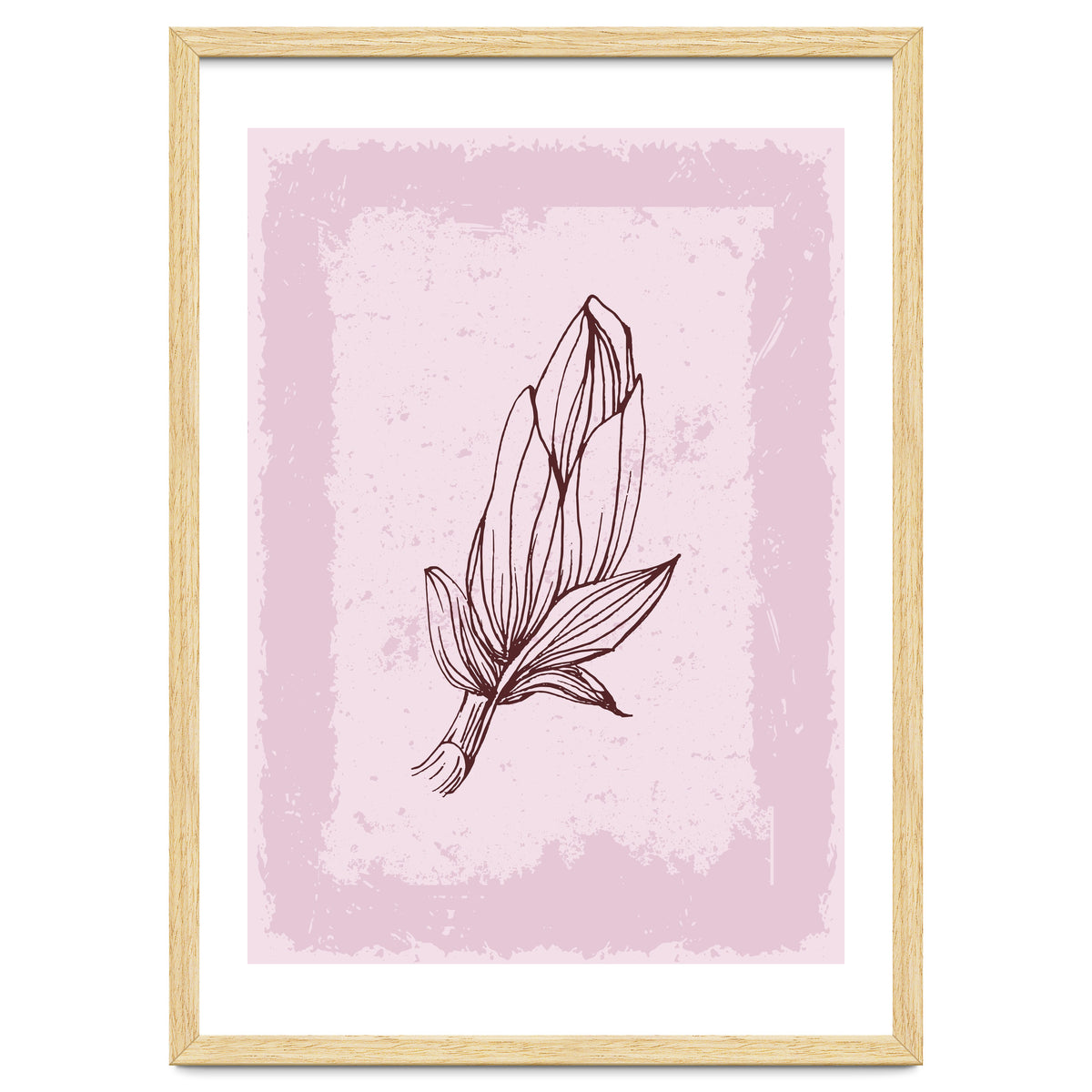 Magnolia Simple Minimal Boho - Botanical Leaves