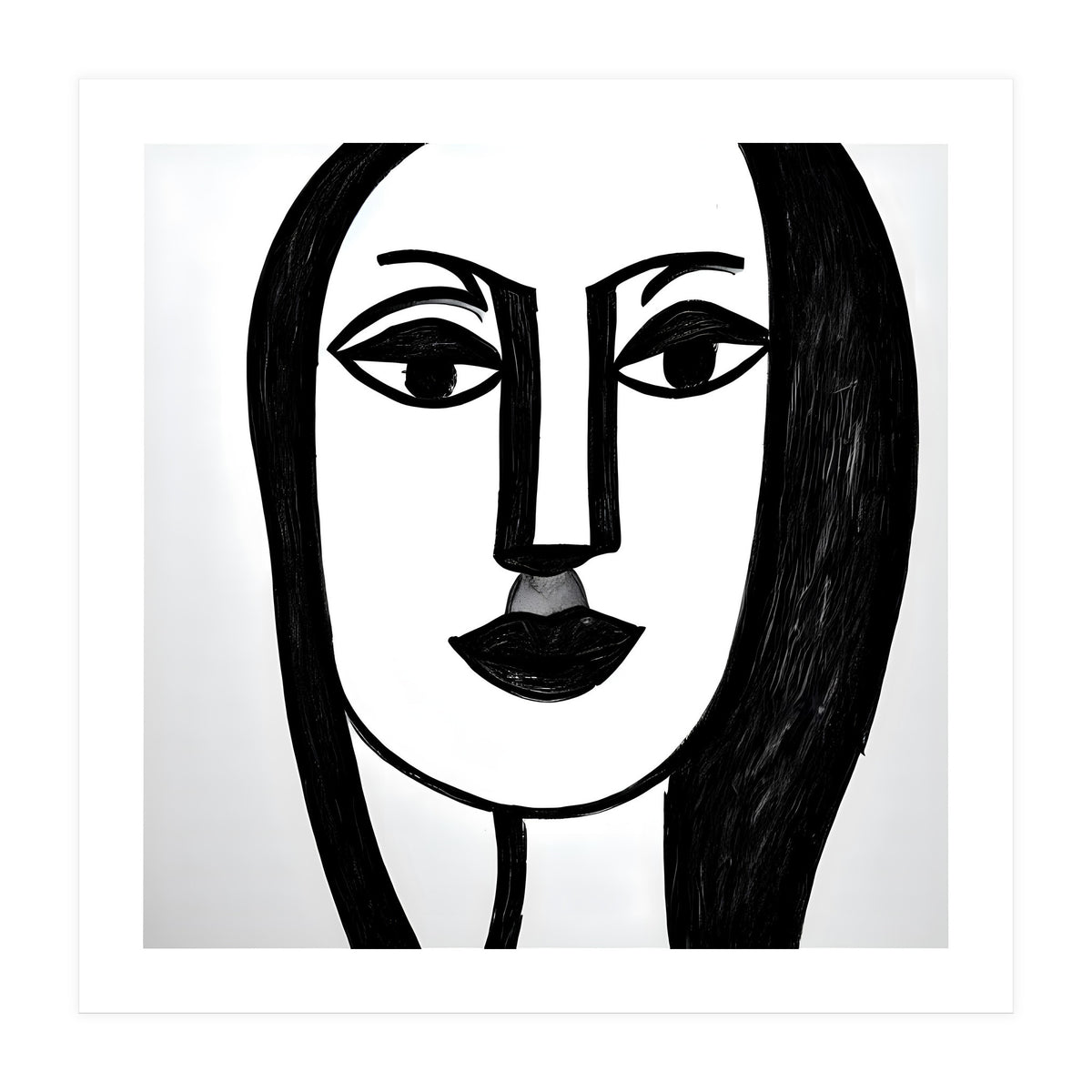 Woman's face  (Print Only)