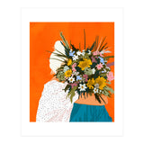 Happiness Is To Hold Flowers In Both Hands (Print Only) thumbnail