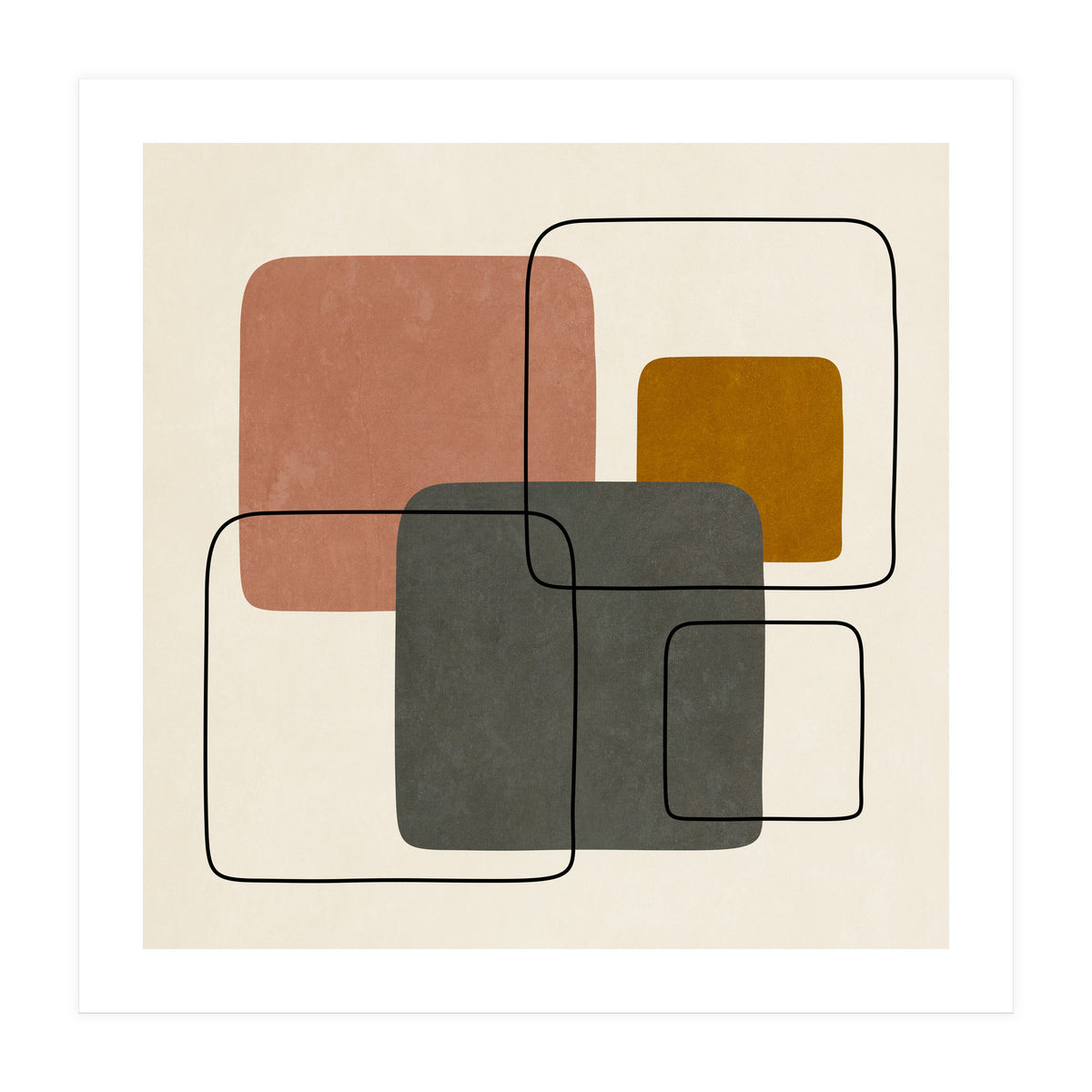 SQUARE SHAPES - 01 (Print Only)