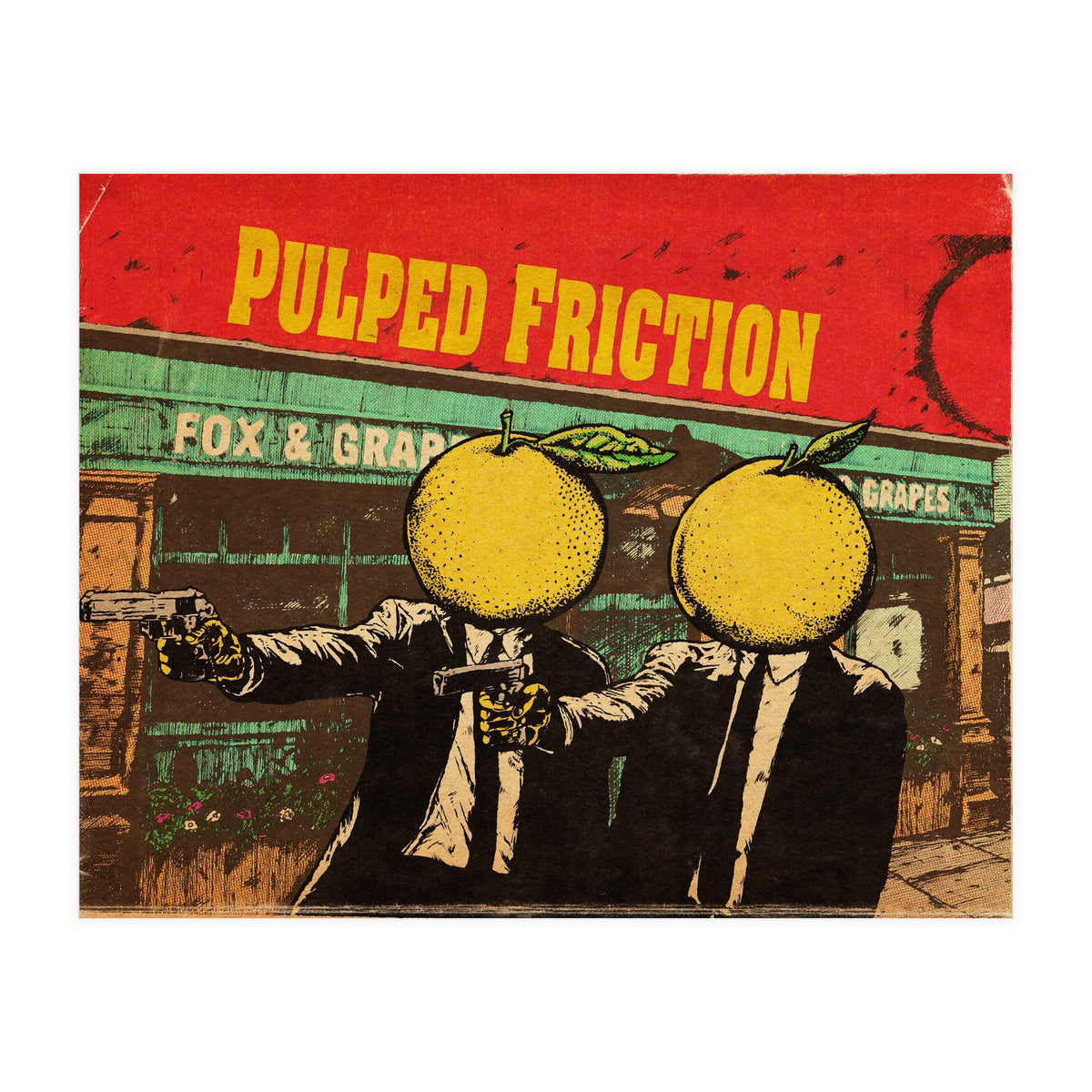 Pulped Friction  - Grapefruit & Rosemary IPA 6.6% - Lost Industry x Fox & Grapes (Print Only)