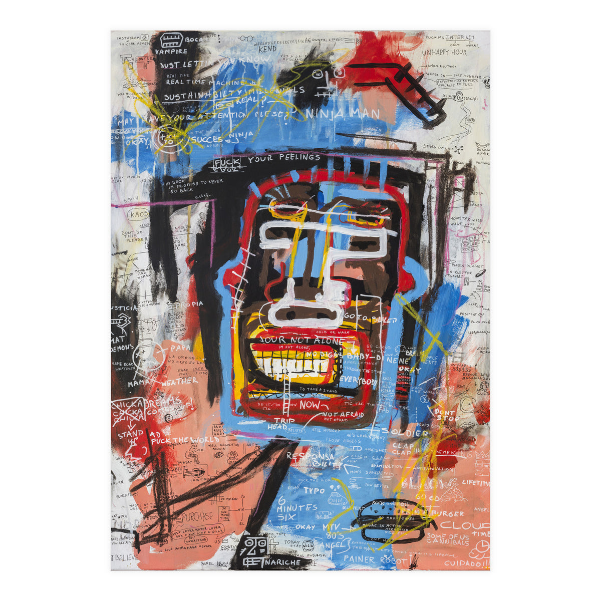 Ninja Face (Print Only)