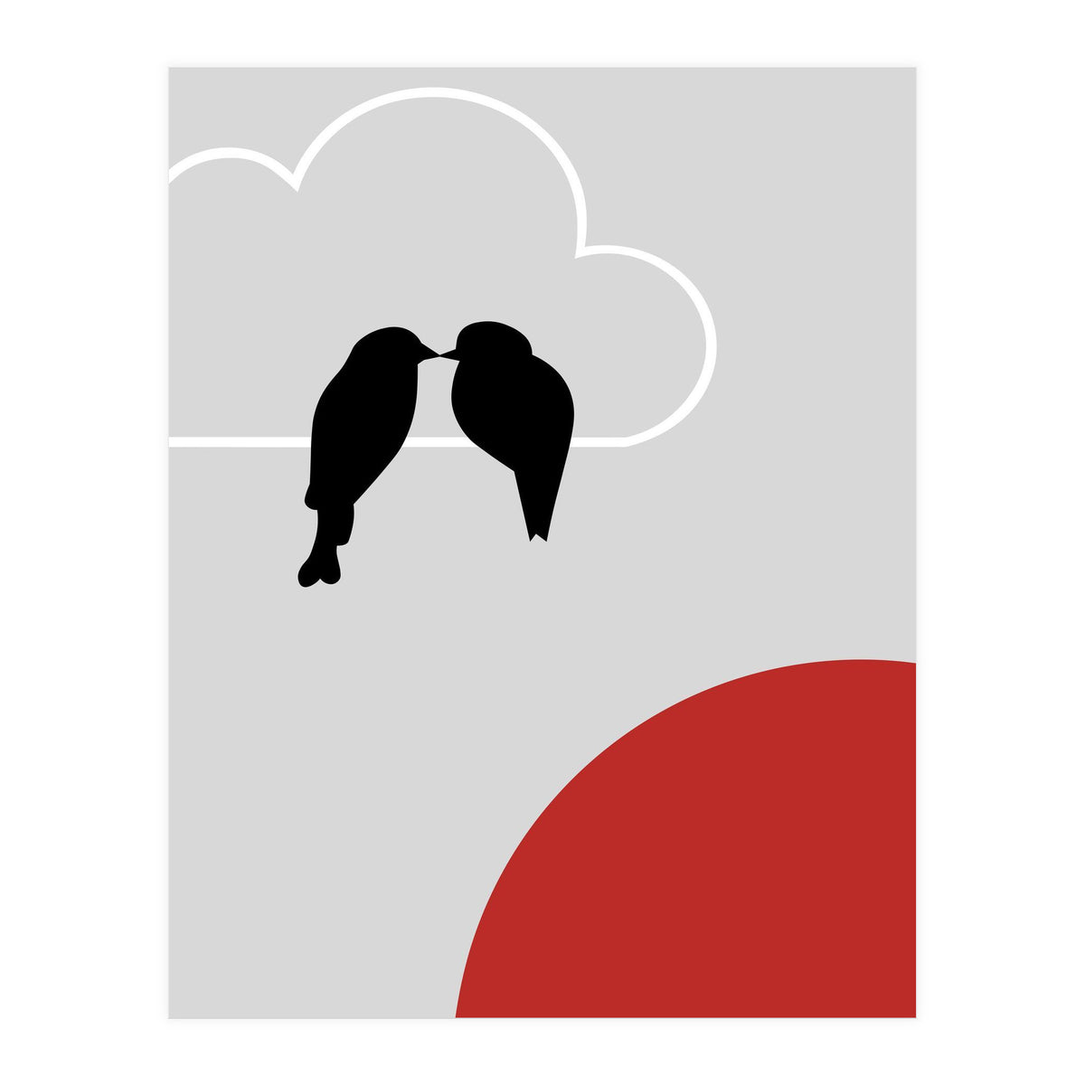 KISSING SUNSET (Print Only)