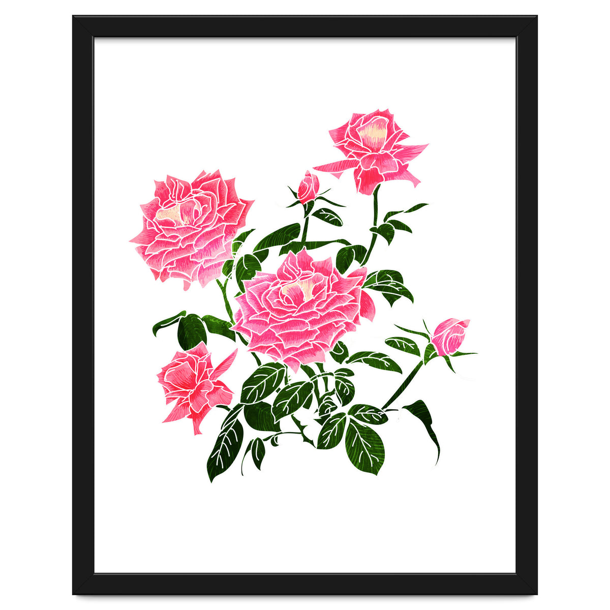 Rose V2 Art Print