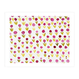 Small abstract watercolor flowers (Print Only) thumbnail