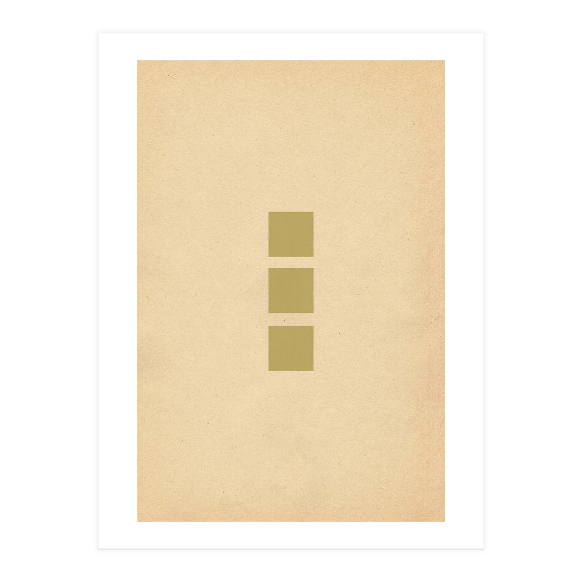 Minimalist green squares (Print Only)